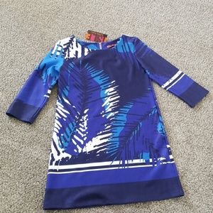 Isle by Melis Kozan Blue Bamboo Dress